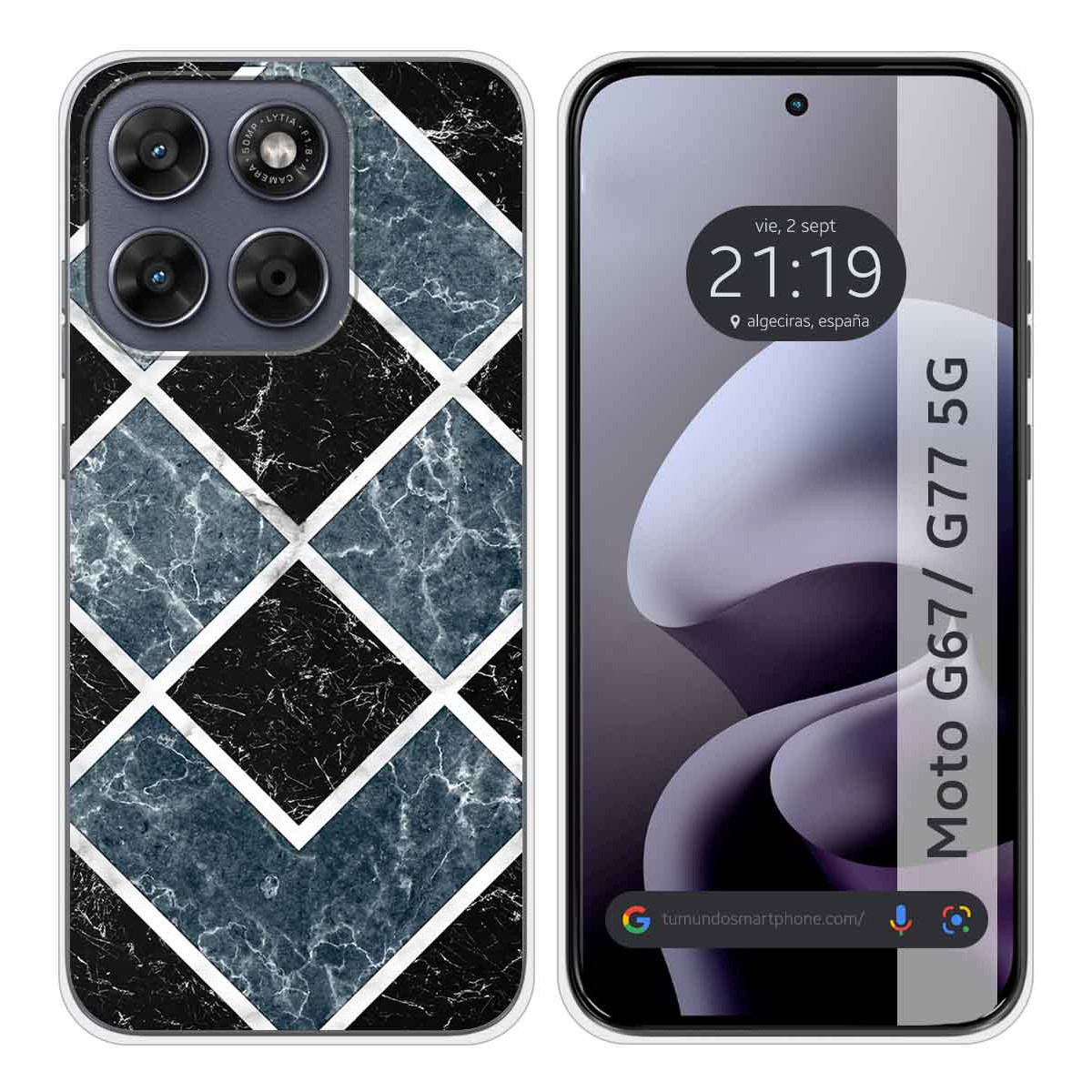 Funda Silicona para Motorola Moto g67 / g77 5G...