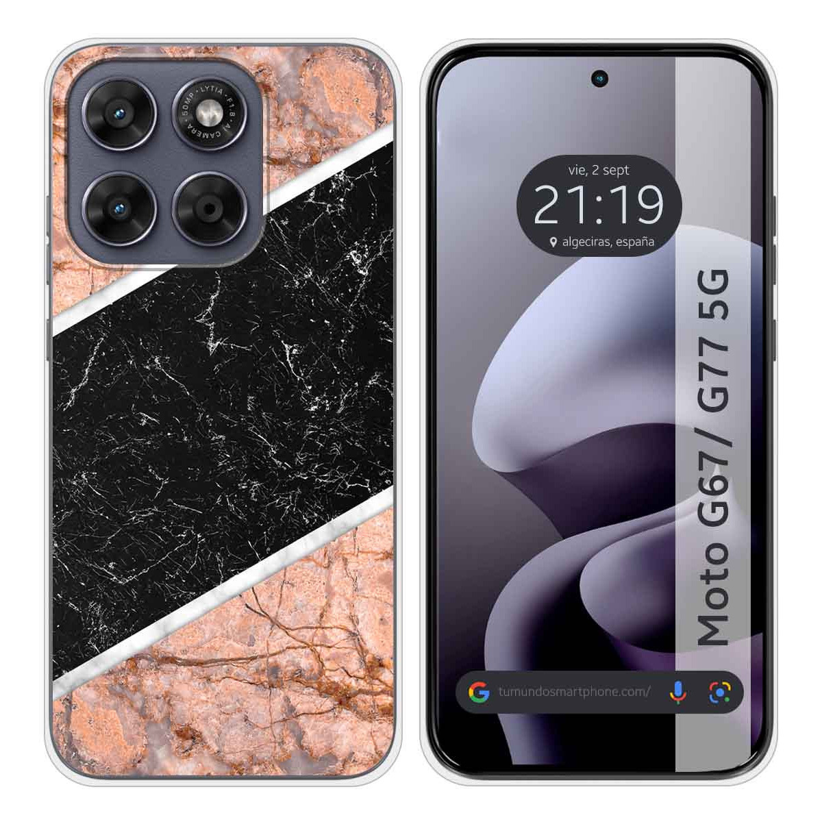 Funda Silicona para Motorola Moto g67 / g77 5G...