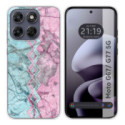 Funda Silicona para Motorola Moto g67 / g77 5G diseño Mármol 08 Dibujos