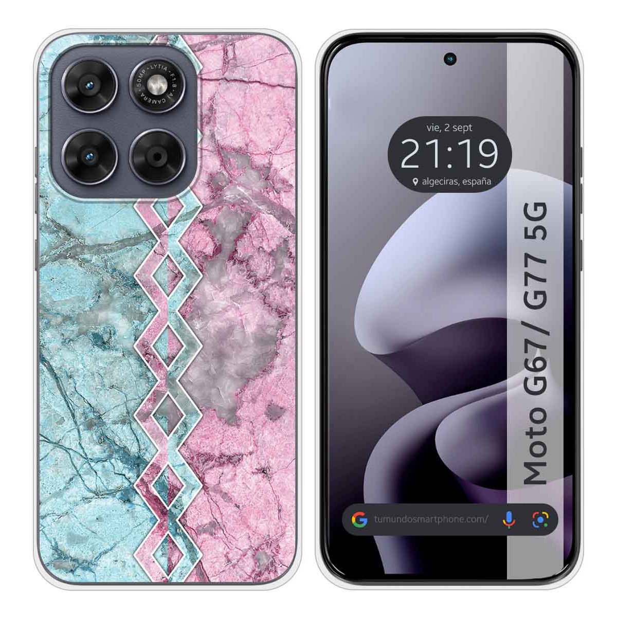 Funda Silicona para Motorola Moto g67 / g77 5G...
