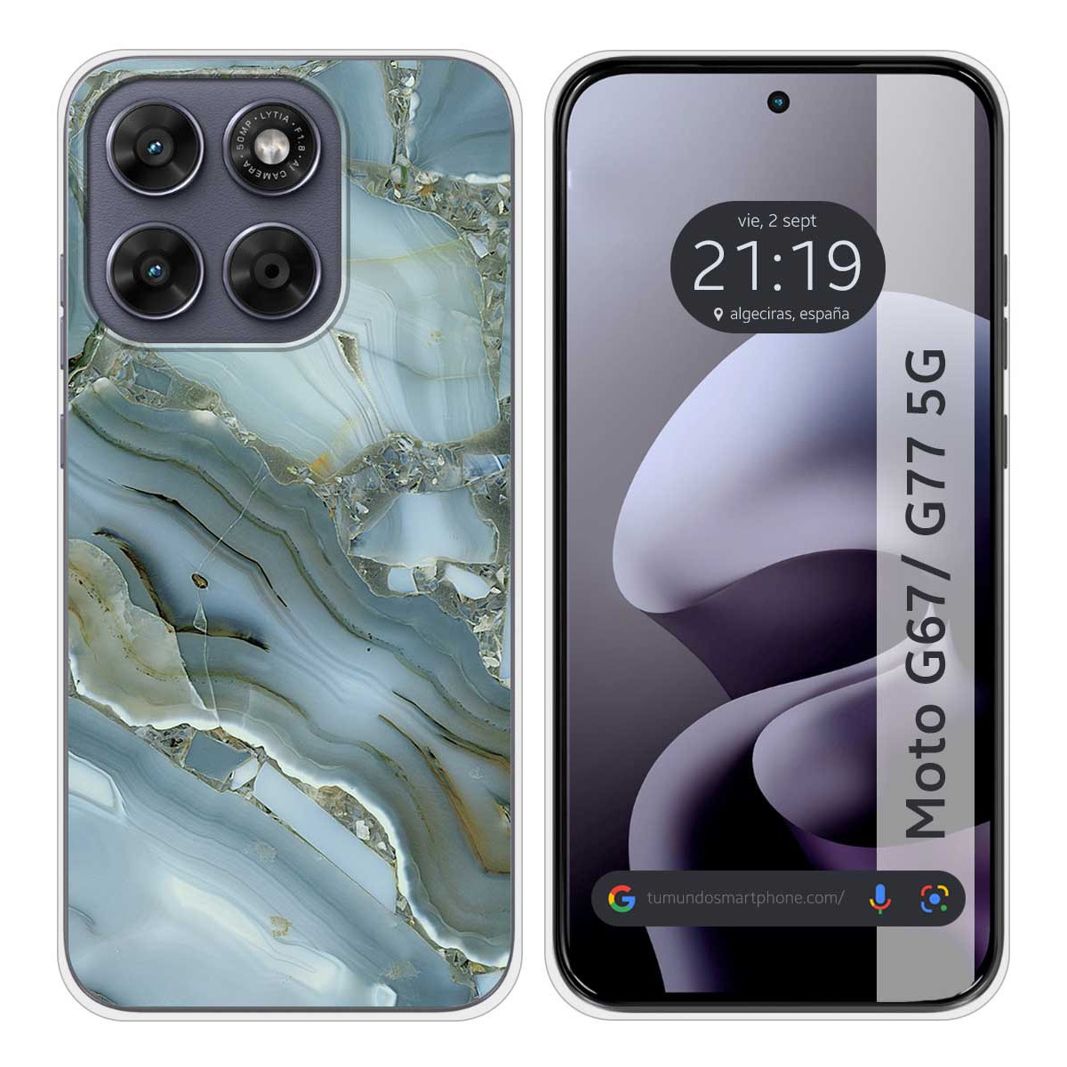 Funda Silicona para Motorola Moto g67 / g77 5G...