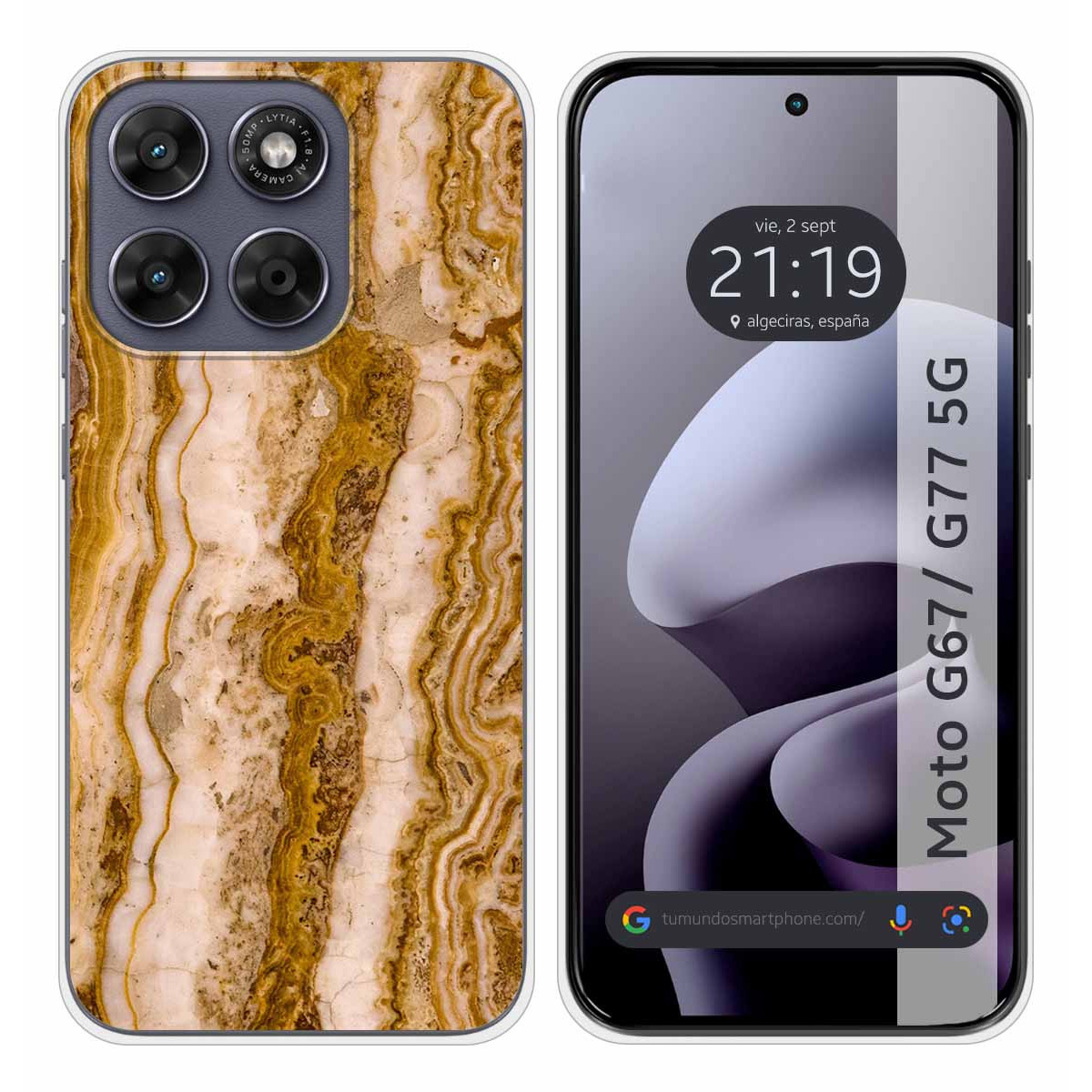 Funda Silicona para Motorola Moto g67 / g77 5G...