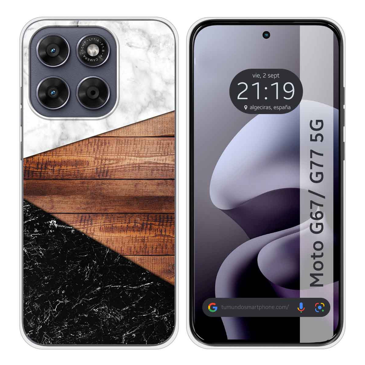 Funda Silicona para Motorola Moto g67 / g77 5G...