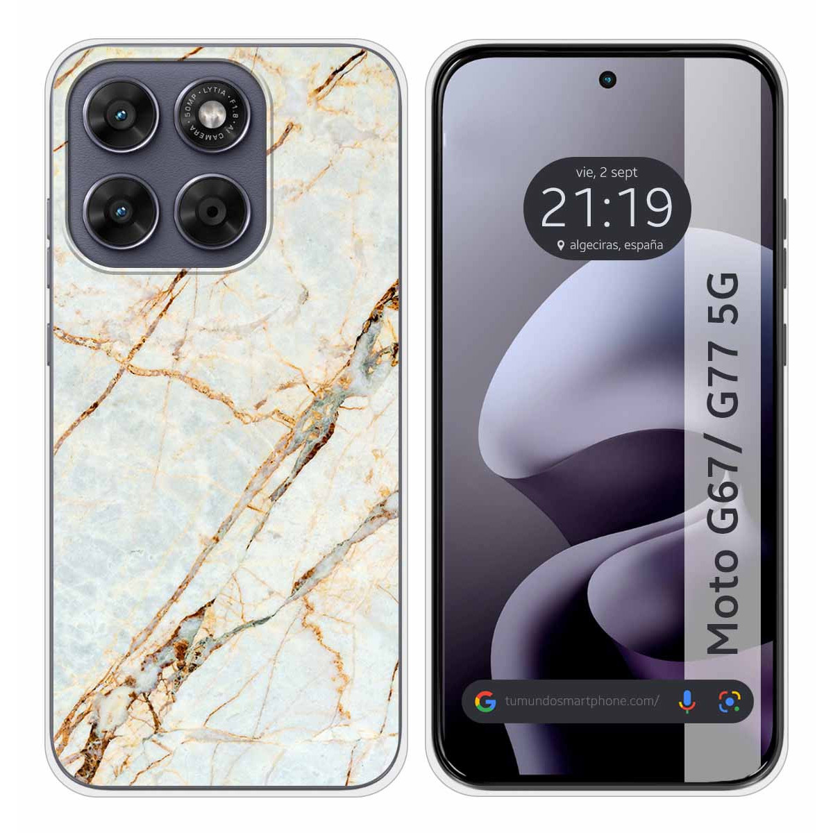 Funda Silicona para Motorola Moto g67 / g77 5G...