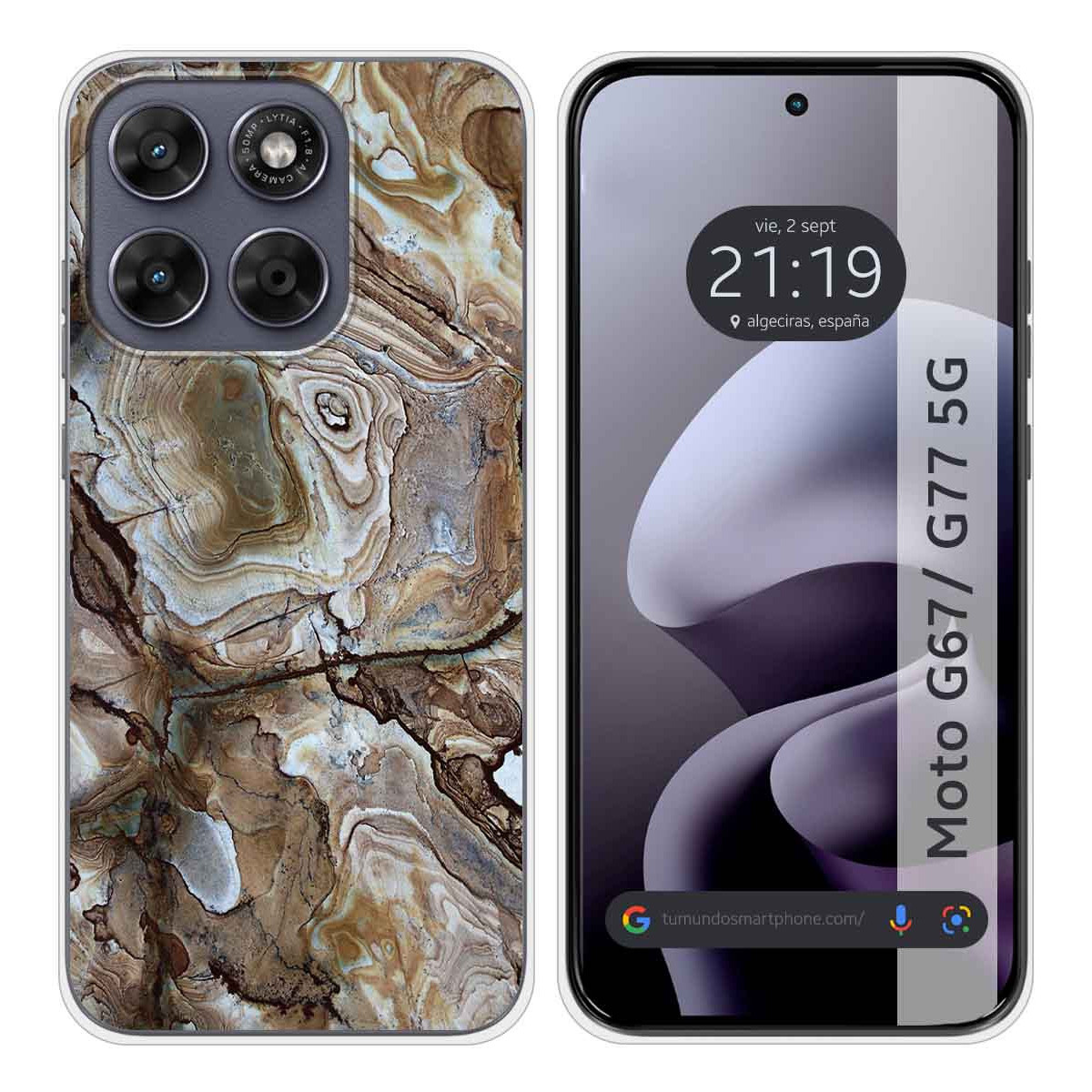 Funda Silicona para Motorola Moto g67 / g77 5G...