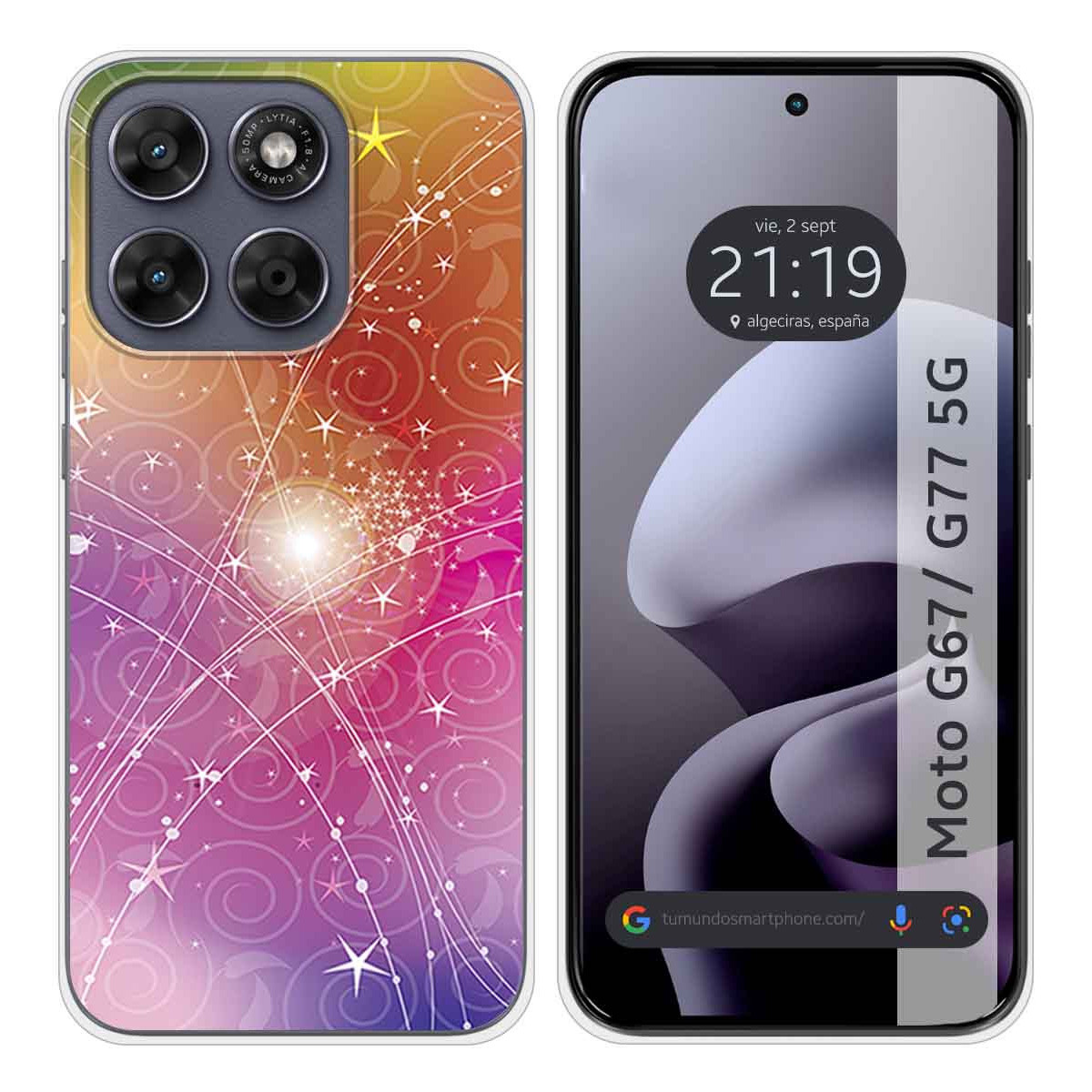 Funda Silicona para Motorola Moto g67 / g77 5G...