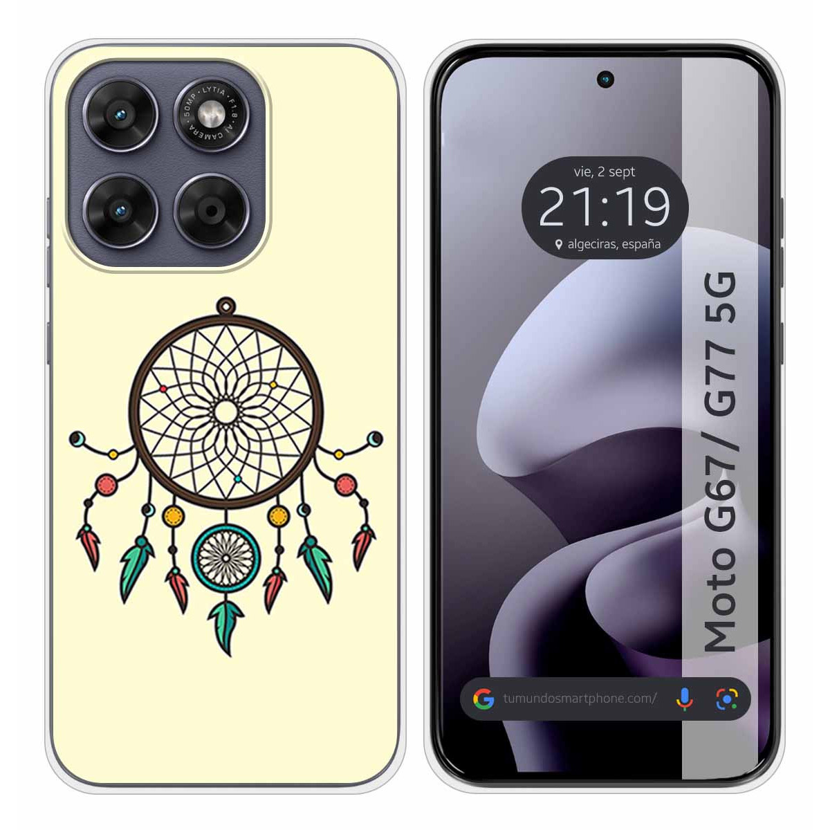 Funda Silicona para Motorola Moto g67 / g77 5G...