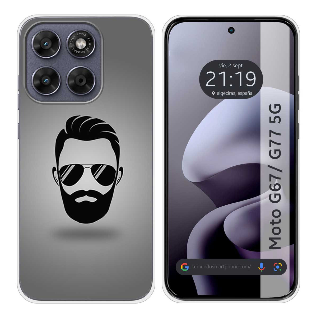 Funda Silicona para Motorola Moto g67 / g77 5G...