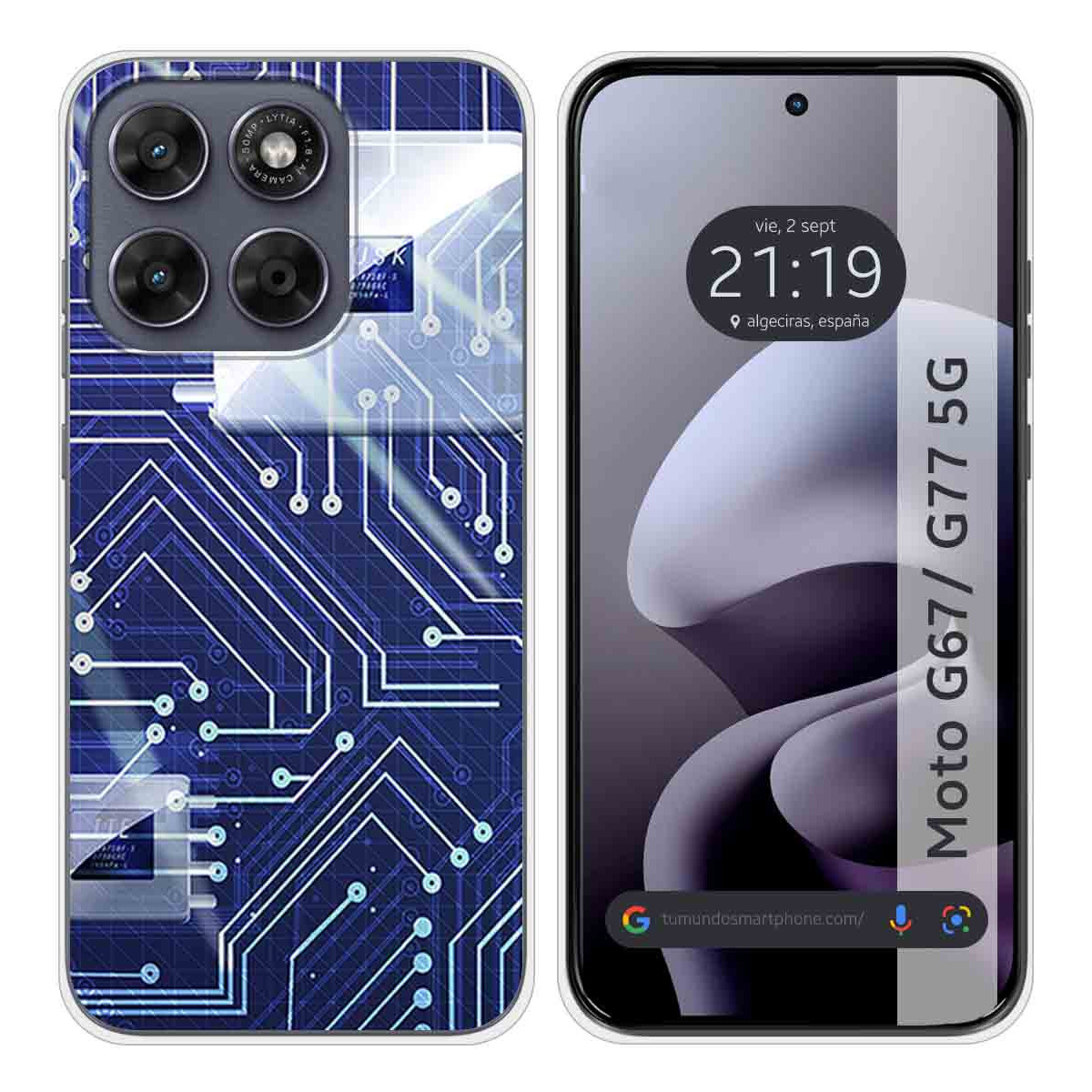 Funda Silicona para Motorola Moto g67 / g77 5G...