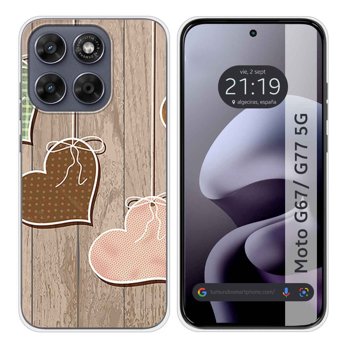 Funda Silicona para Motorola Moto g67 / g77 5G...