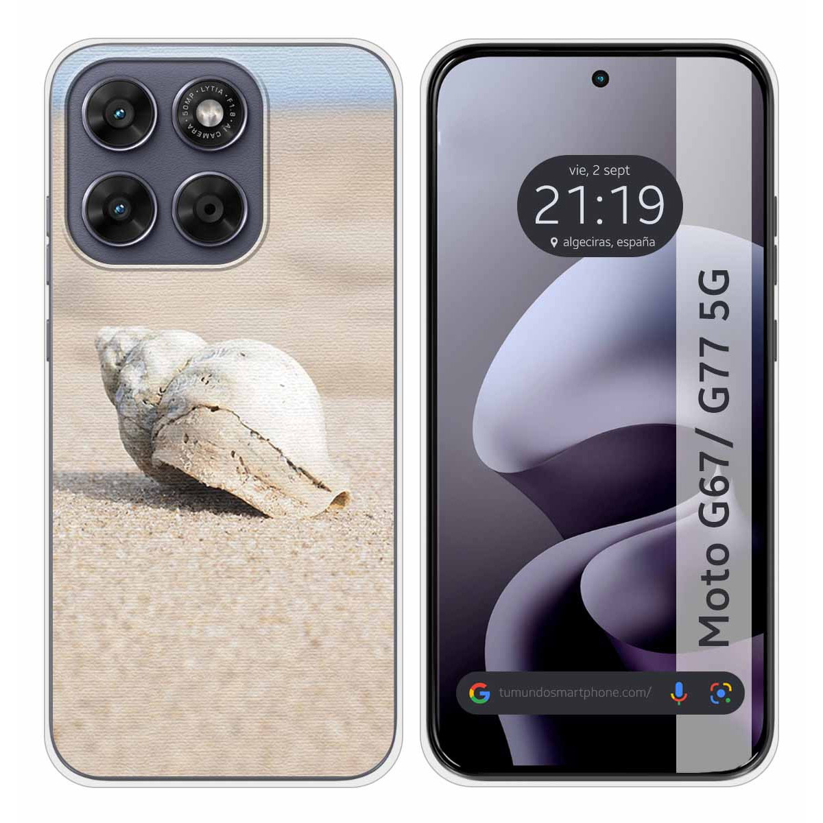 Funda Silicona para Motorola Moto g67 / g77 5G...