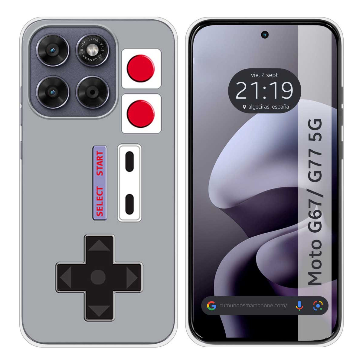 Funda Silicona para Motorola Moto g67 / g77 5G...