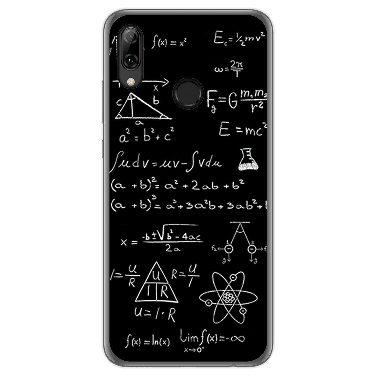Funda Gel Tpu para Huawei P Smart 2019 / Honor 10 Lite diseño Formulas Dibujos