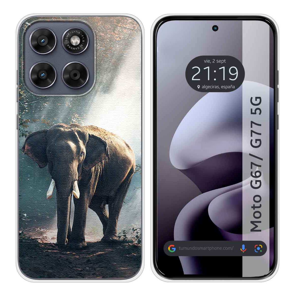 Funda Silicona para Motorola Moto g67 / g77 5G...
