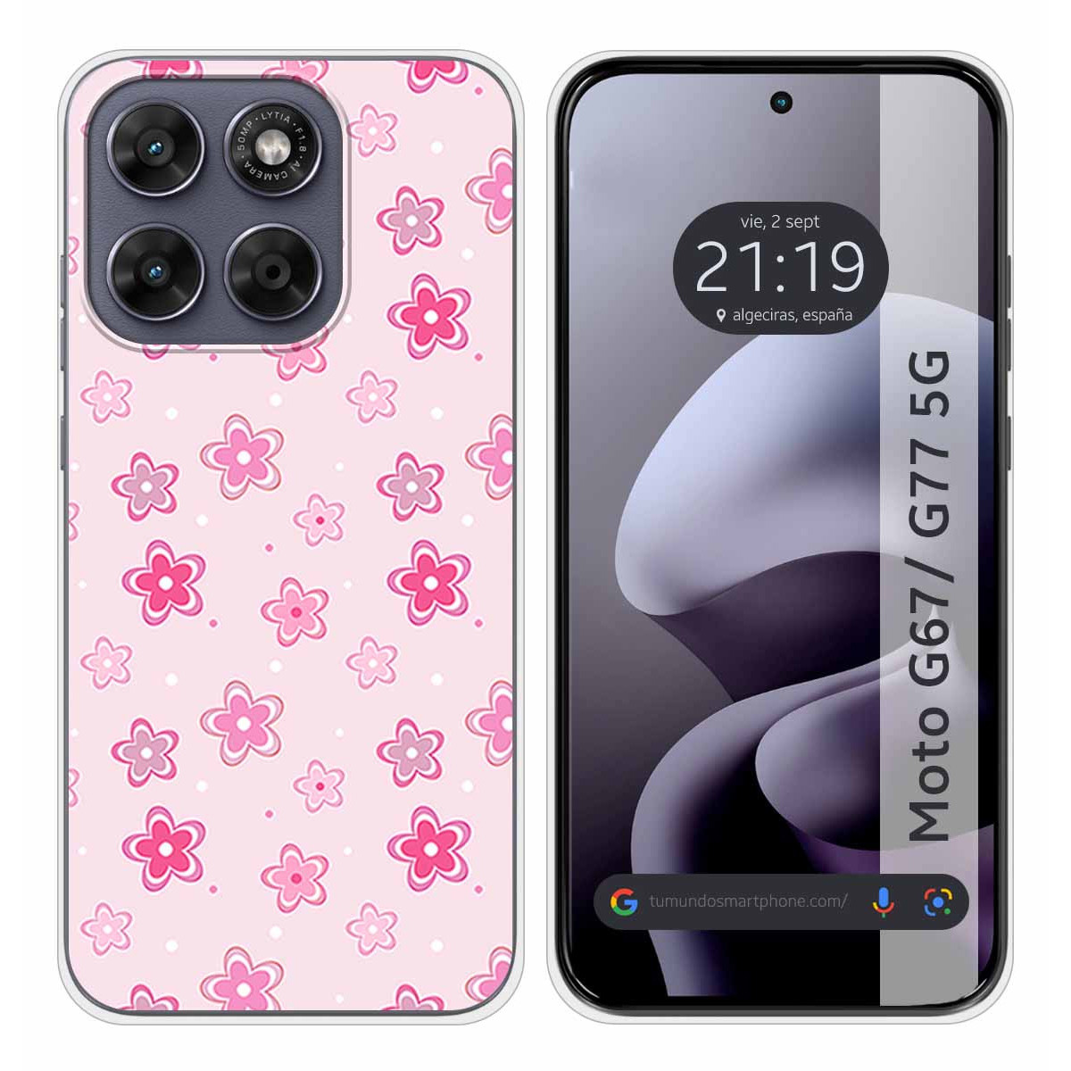 Funda Silicona para Motorola Moto g67 / g77 5G...