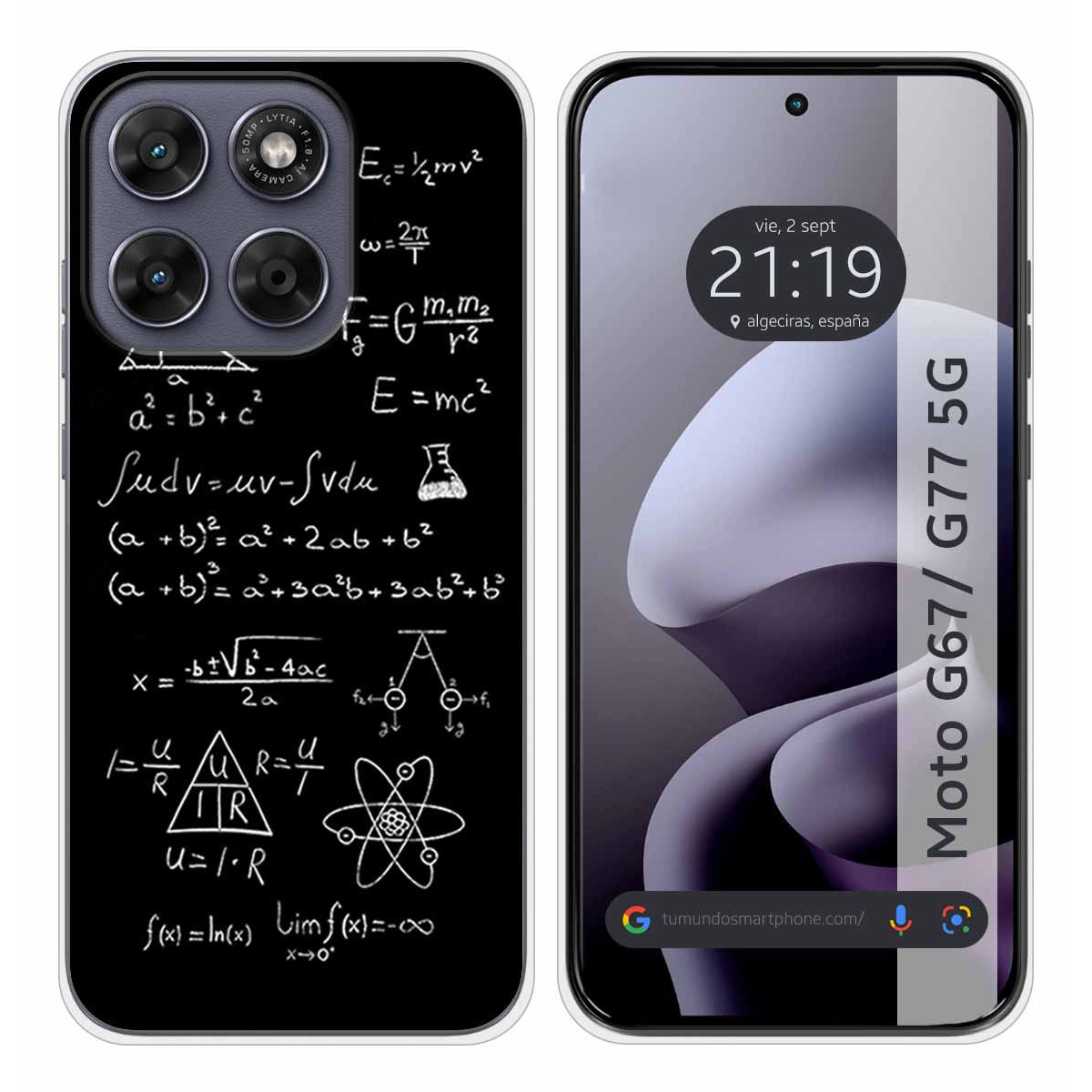 Funda Silicona para Motorola Moto g67 / g77 5G...