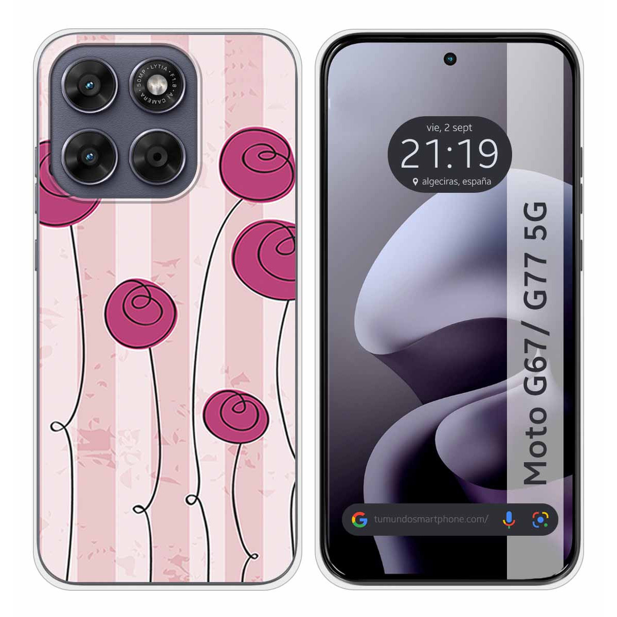 Funda Silicona para Motorola Moto g67 / g77 5G...