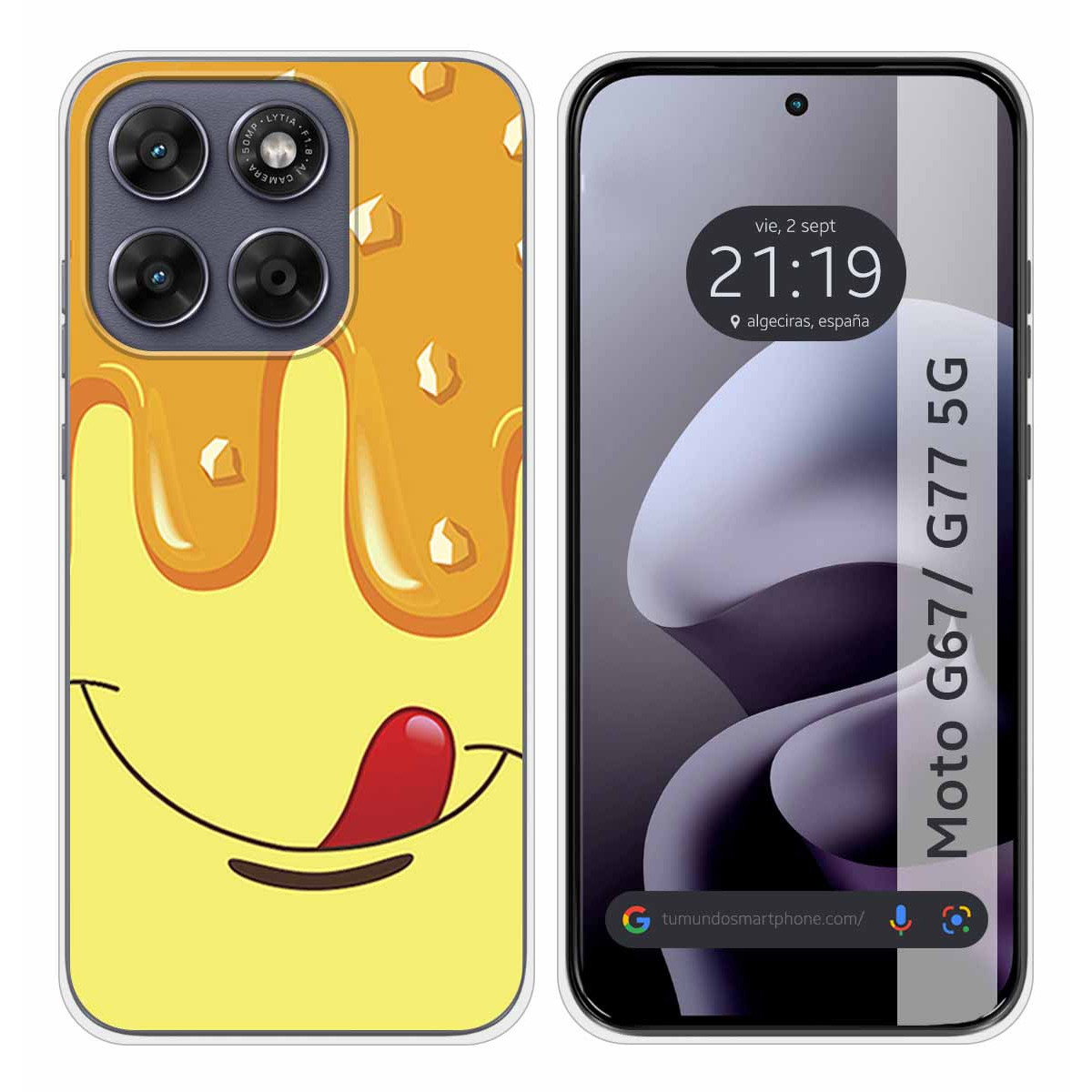 Funda Silicona para Motorola Moto g67 / g77 5G...