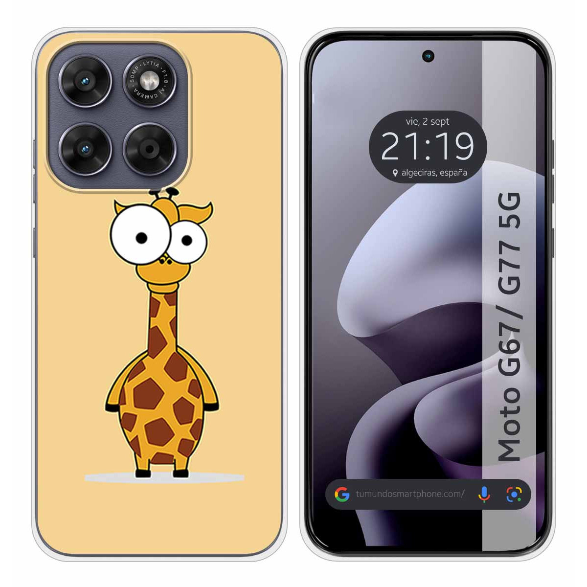 Funda Silicona para Motorola Moto g67 / g77 5G...