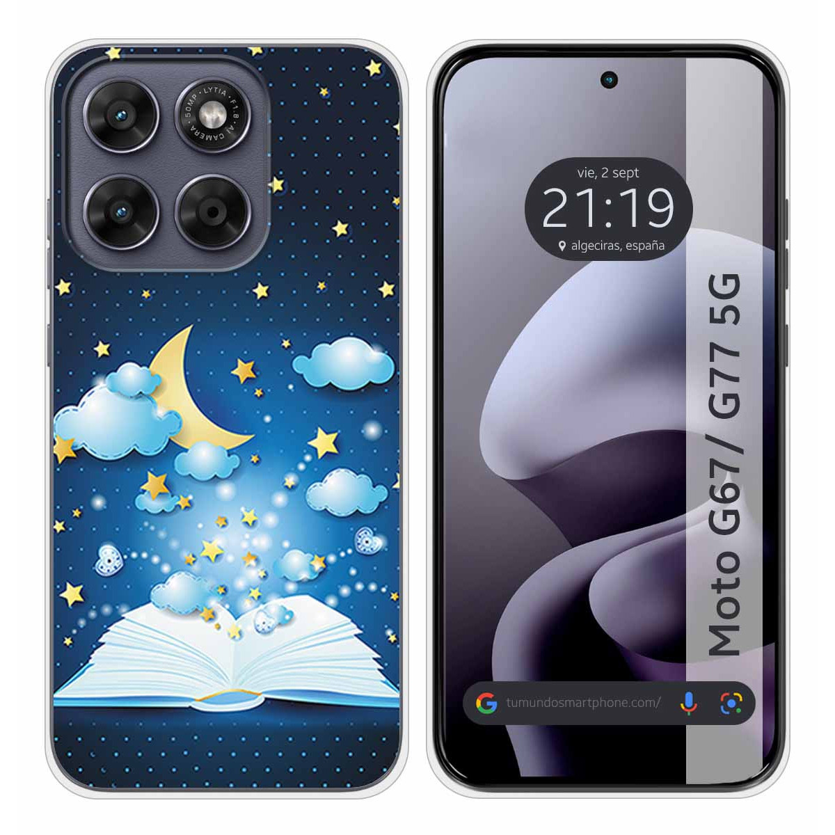 Funda Silicona para Motorola Moto g67 / g77 5G...