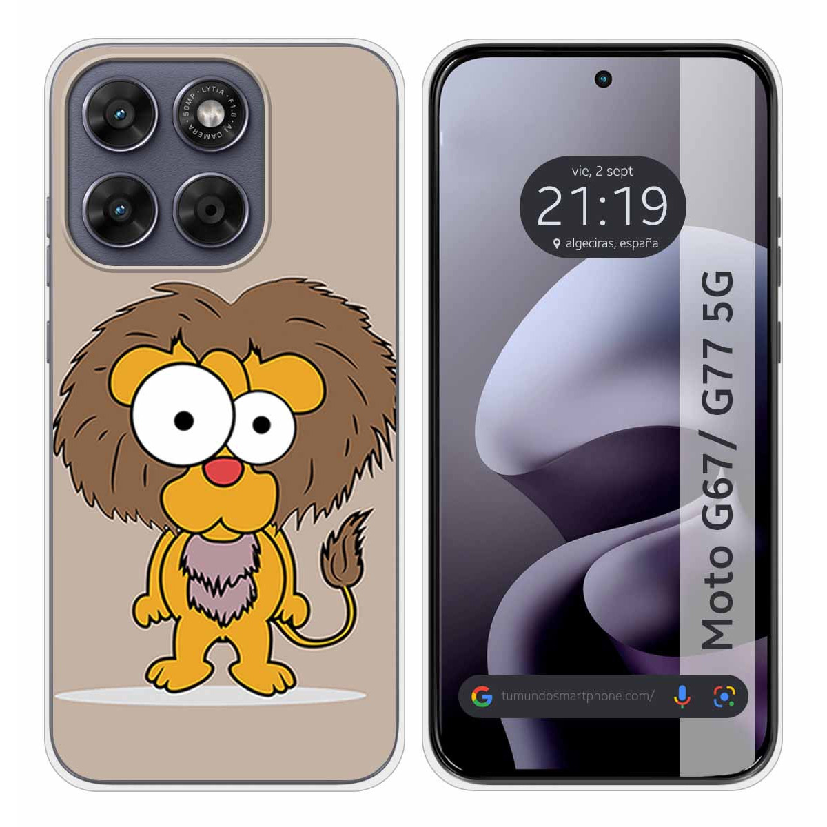 Funda Silicona para Motorola Moto g67 / g77 5G...