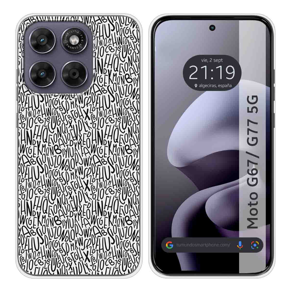 Funda Silicona para Motorola Moto g67 / g77 5G...