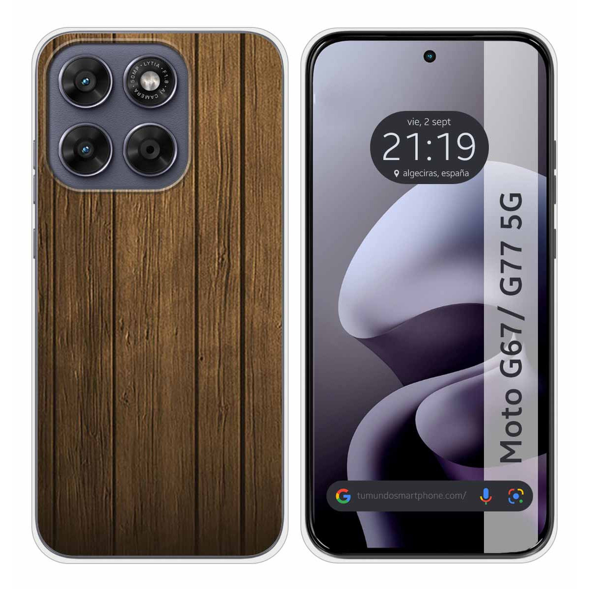 Funda Silicona para Motorola Moto g67 / g77 5G...