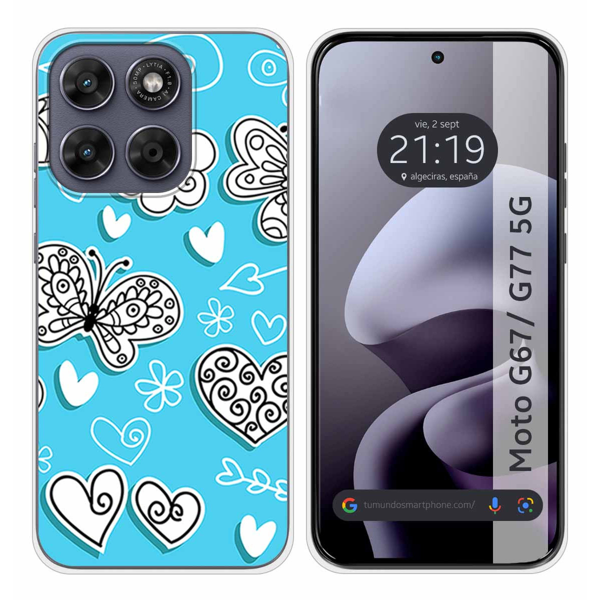 Funda Silicona para Motorola Moto g67 / g77 5G...