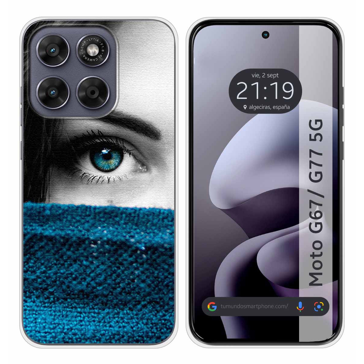 Funda Silicona para Motorola Moto g67 / g77 5G...