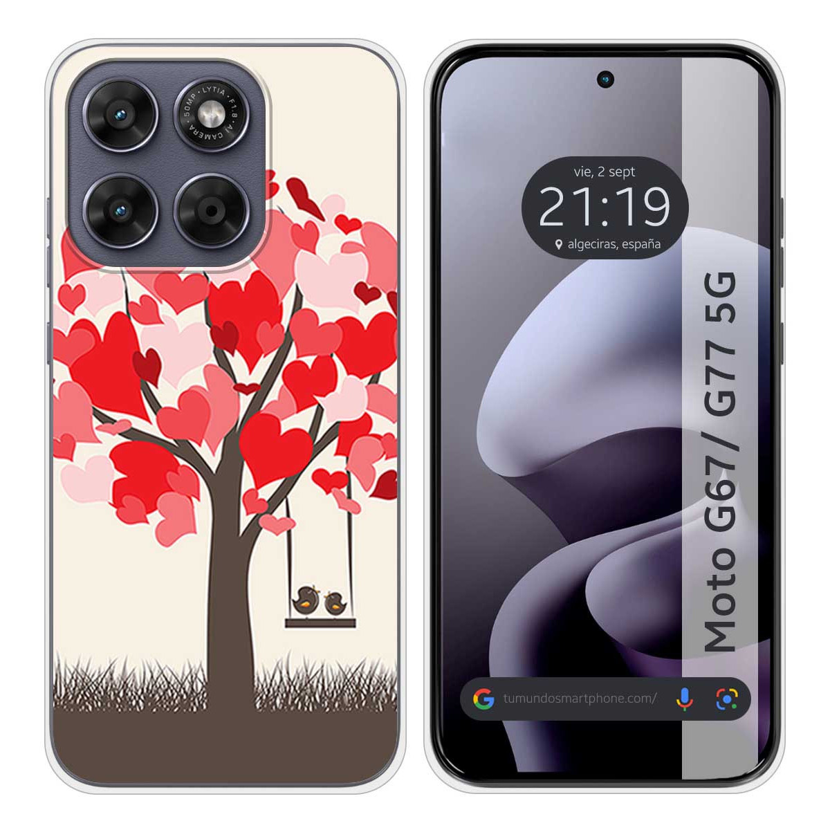 Funda Silicona para Motorola Moto g67 / g77 5G...