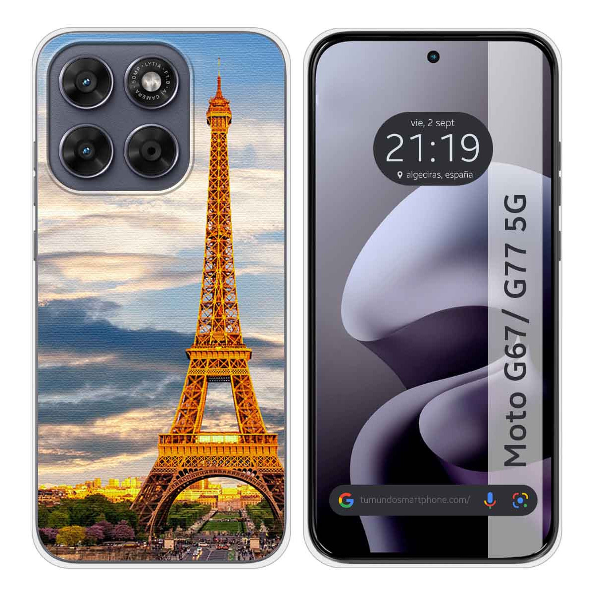 Funda Silicona para Motorola Moto g67 / g77 5G...