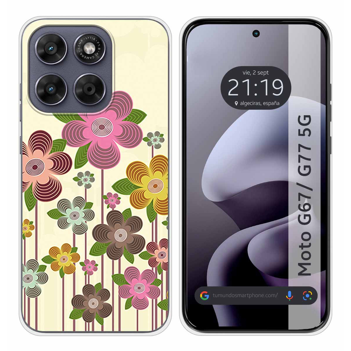 Funda Silicona para Motorola Moto g67 / g77 5G...