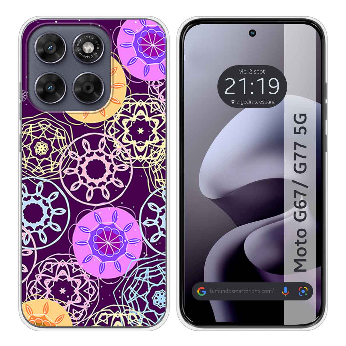 Funda Silicona para Motorola Moto g67 / g77 5G...