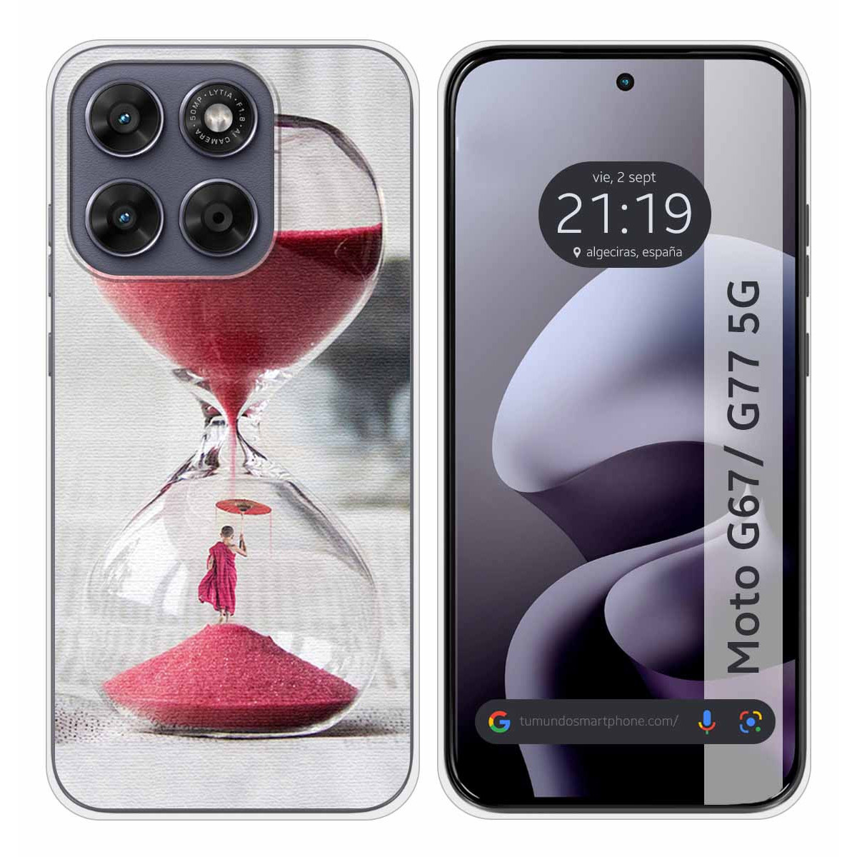 Funda Silicona para Motorola Moto g67 / g77 5G...