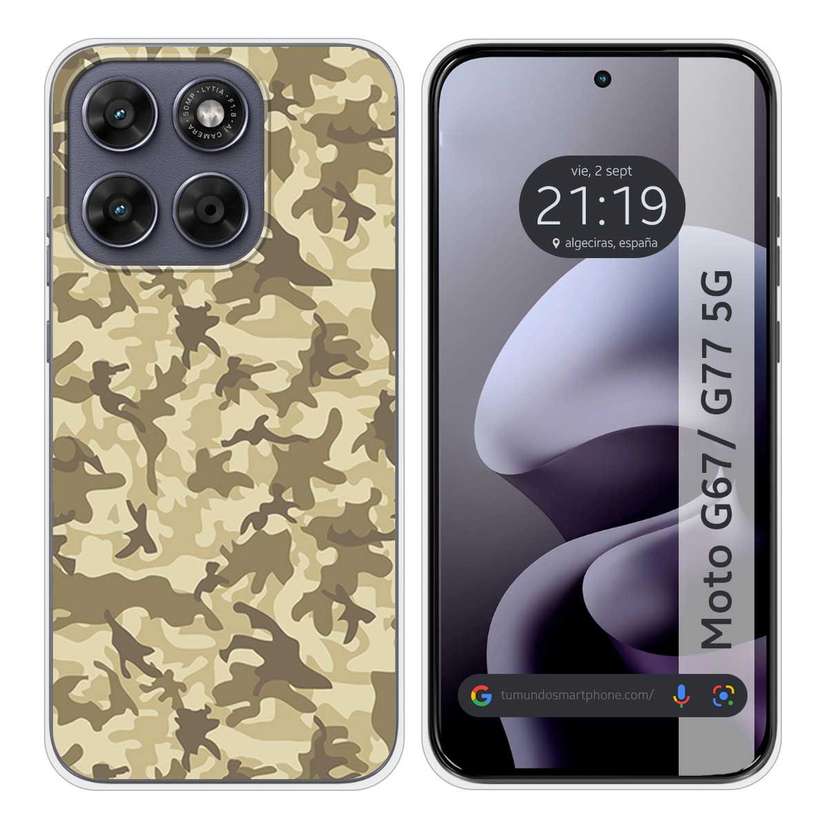 Funda Silicona para Motorola Moto g67 / g77 5G...