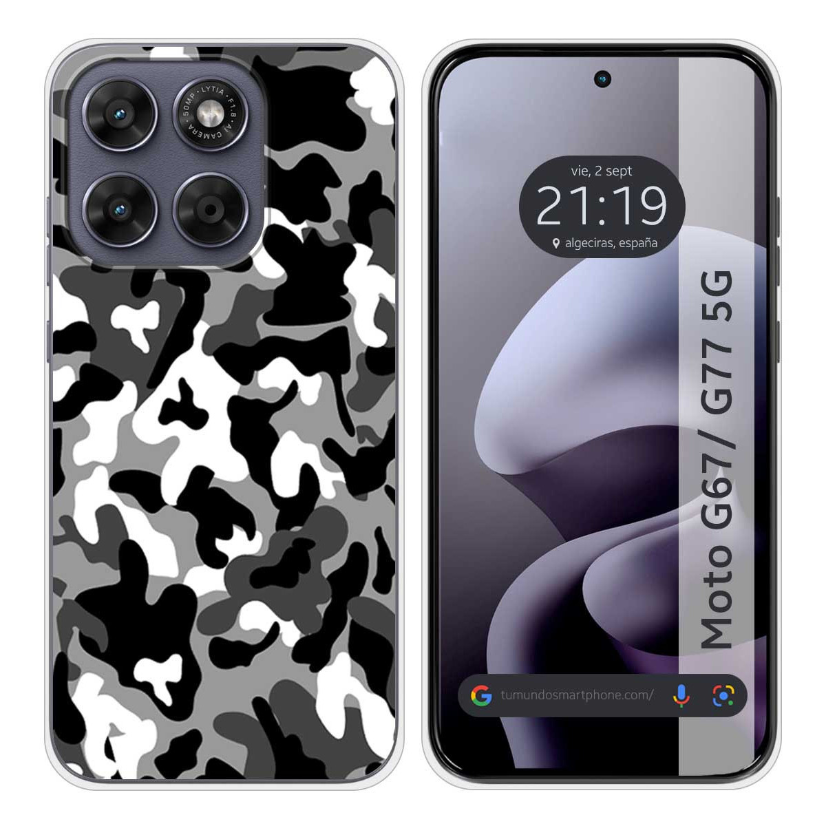 Funda Silicona para Motorola Moto g67 / g77 5G...