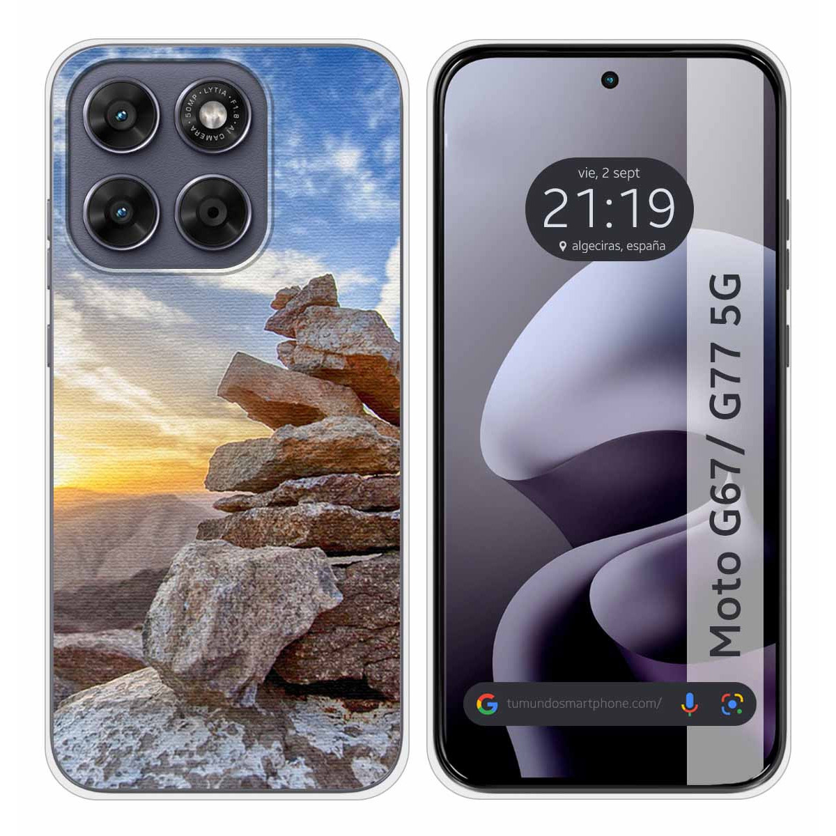Funda Silicona para Motorola Moto g67 / g77 5G...
