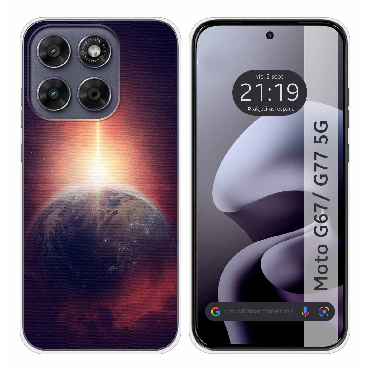 Funda Silicona para Motorola Moto g67 / g77 5G...