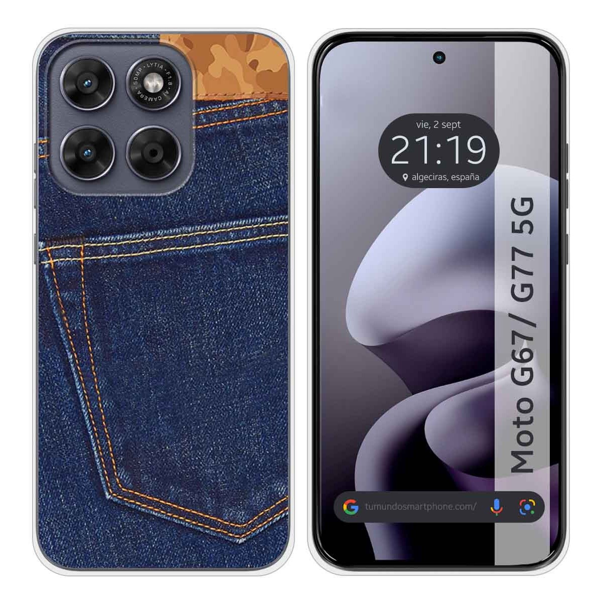 Funda Silicona para Motorola Moto g67 / g77 5G...