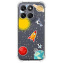Funda Silicona Antigolpes para Motorola Moto g67 / g77 5G diseño Espacio Dibujos