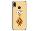 Funda Gel Tpu para Huawei P Smart 2019 / Honor 10 Lite diseño Jirafa Dibujos
