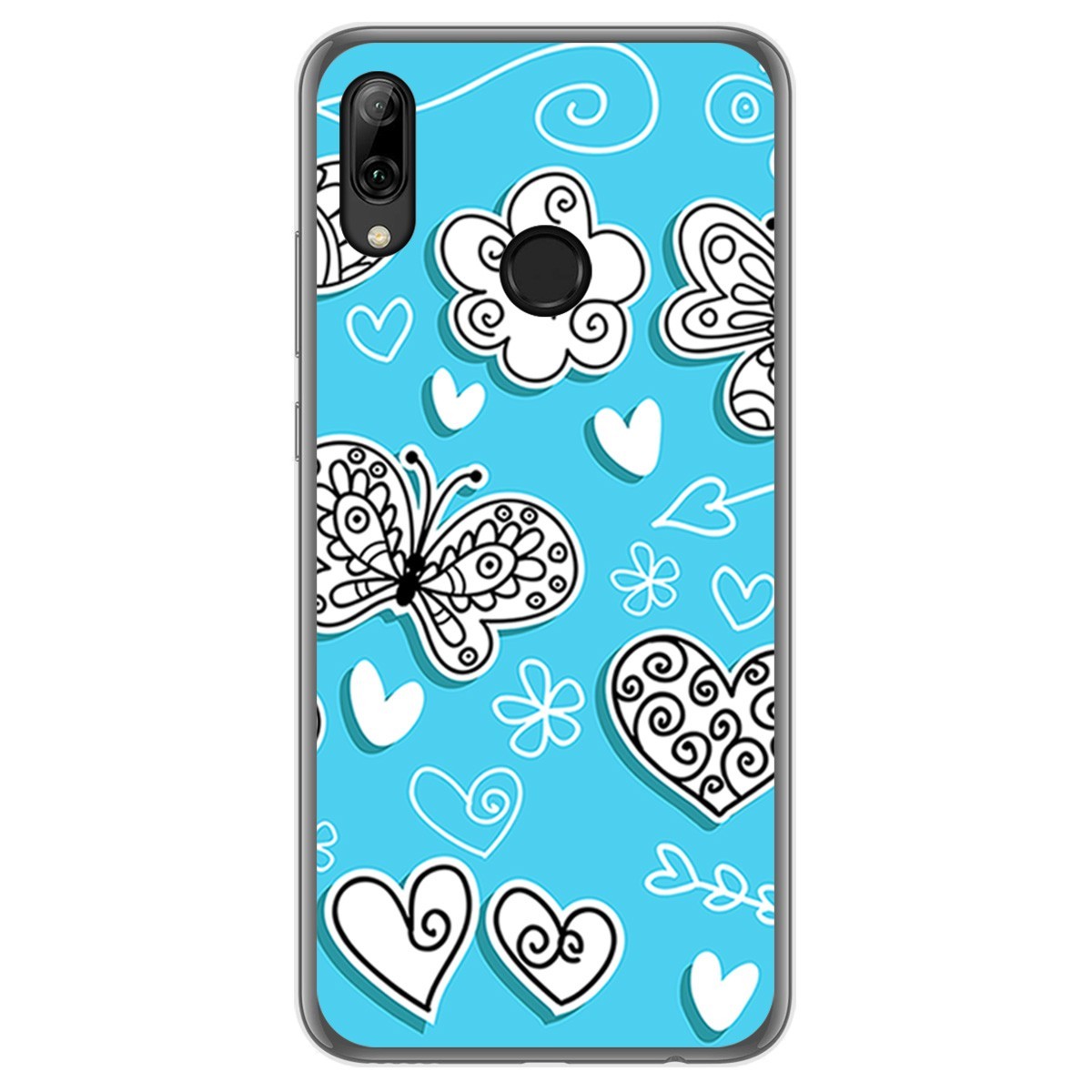 Funda Gel Tpu para Huawei P Smart 2019 / Honor 10 Lite diseño Mariposas Dibujos