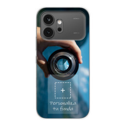 Personaliza tu Funda Silicona Gel Tpu Transparente con tu Fotografia para Huawei Honor 600 5G Dibujo Personalizada