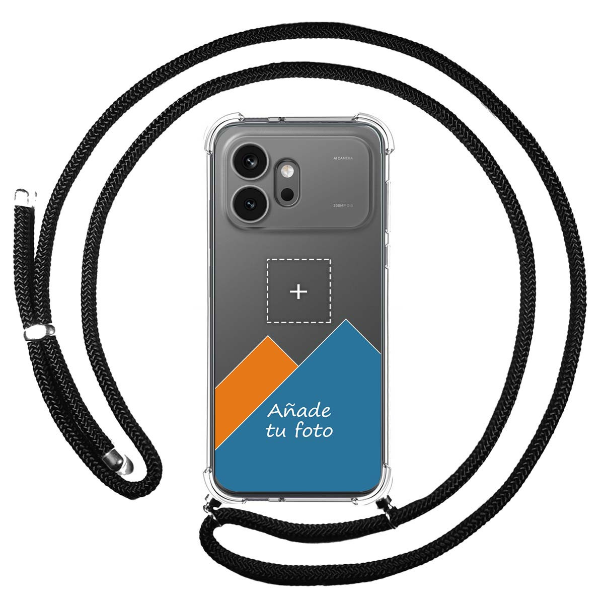 Personaliza tu Funda Colgante Transparente para...