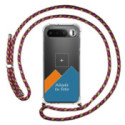 Personaliza tu Funda Colgante Transparente para Realme 16 5G con Cordon Rosa / Dorado Dibujo Personalizada
