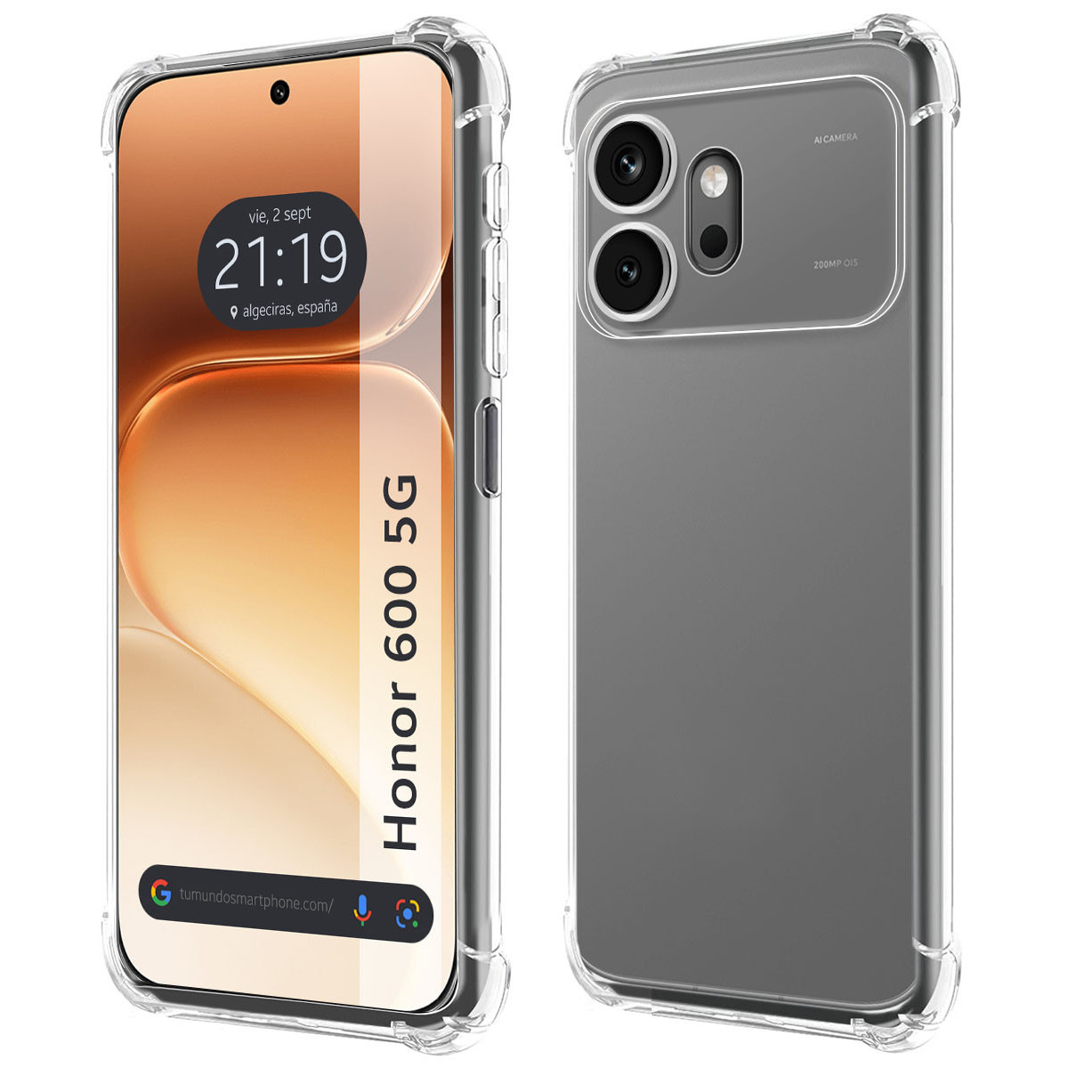 Funda Silicona Antigolpes Transparente para...