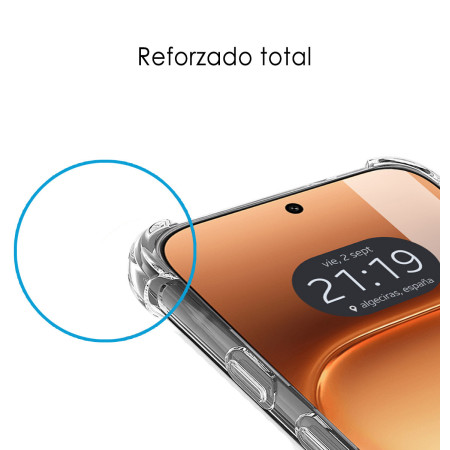 Funda Silicona Antigolpes Transparente para Huawei Honor 600 Pro 5G
