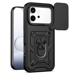 Funda Tough Armor con Anillo Giratorio Negra para Huawei...