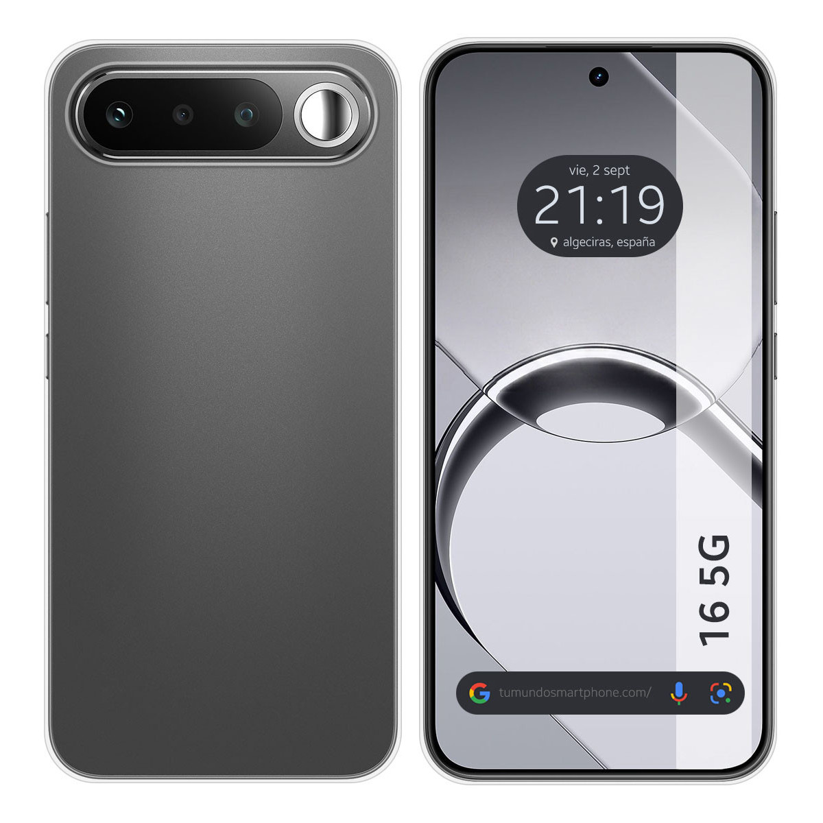 Funda Silicona Gel TPU Transparente para Realme...