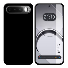 Funda Silicona Gel TPU Negra para Realme 16 5G